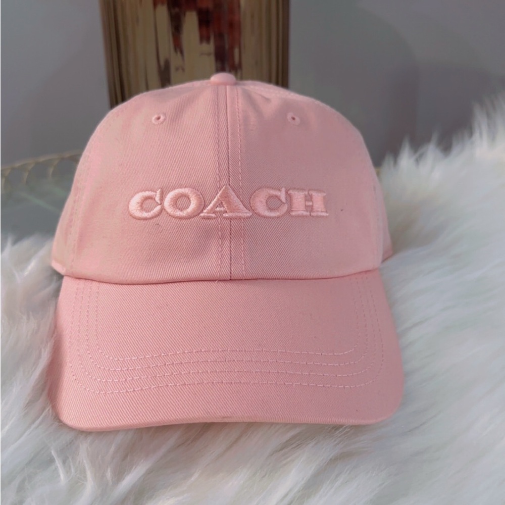 Coach Pink Baseball Cap